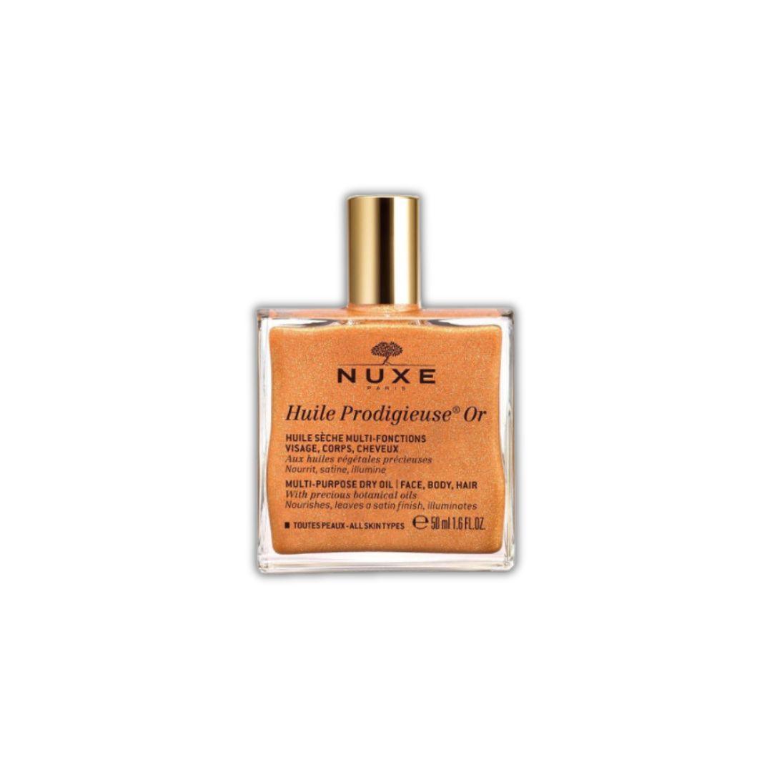 Nuxe Huile Prodigieuse Or Dry Oil 50ml נוקס שמן הפלא שמן רב שימושי גליטר