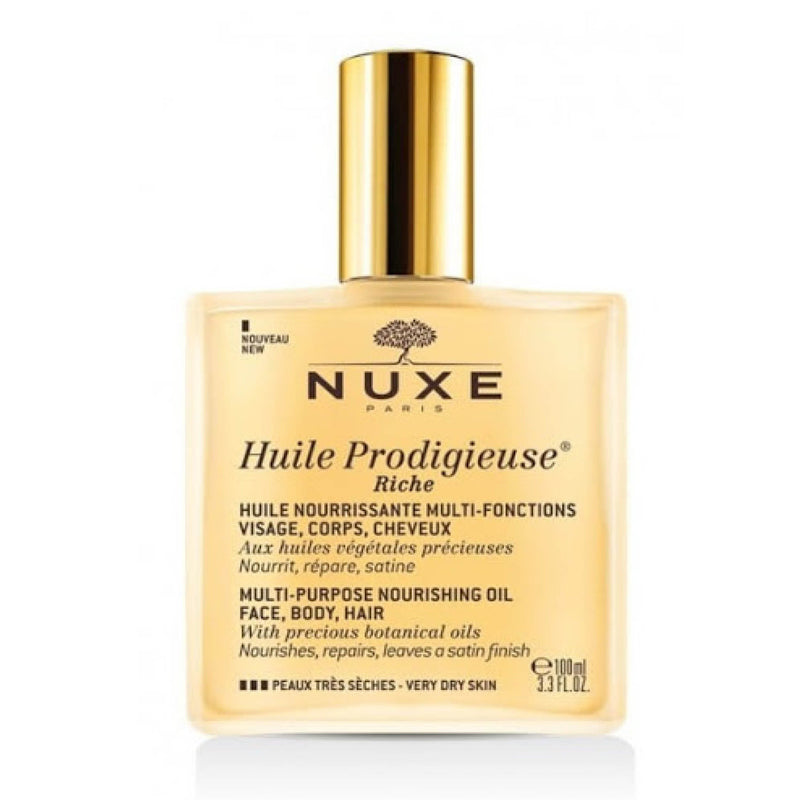 Nuxe Huile Riche Dry Oil Spray נוקס שמן הפלא - שמן רב שימושי לעור יבש