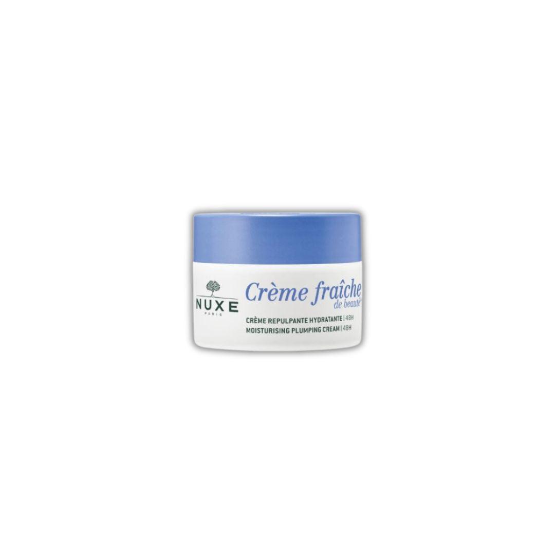 Nuxe Creme Fraiche Plumping Cream 50ml צ נוקס קרם פרש לחות ל48 שעות לעור רגיל המעניק נפח - GLAM42