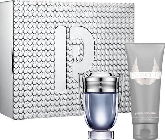 Paco Rabanne Invictus Set Edt 100ML + Shower Gel 100ML מארז פאקו רבאן אינווקיטוס לגבר-GLAM42