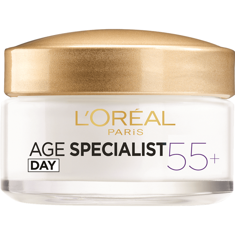 L'Oreal Paris Age Specialist Anti Wrinkle Restoring Cream לוריאל אייג' ספשיאליסט קרם יום +55
