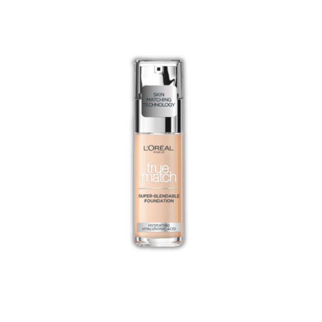 L'Oreal Paris  True Match Foundation  לוריאל מייקאפ נוזלי