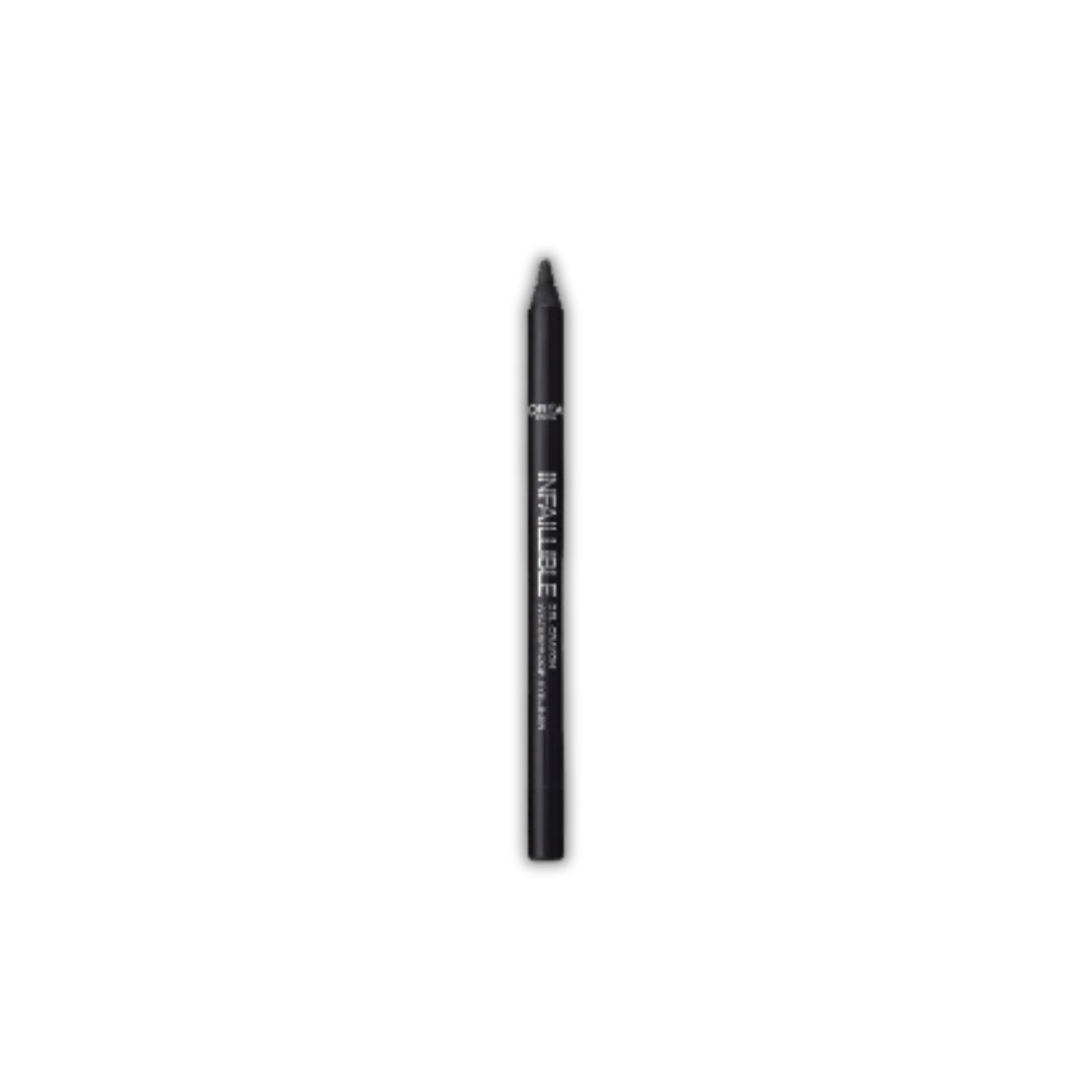 L'Oreal Paris Infaillible Eyeliner Black לוריאל עפרון עיניים עמיד שחור 01
