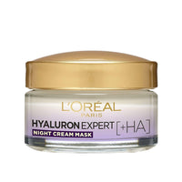 Loreal Hyaluron Expert Night Cream 50ML לוריאל דרמו היאלורון אקספרט קרם לילה-GLAM42
