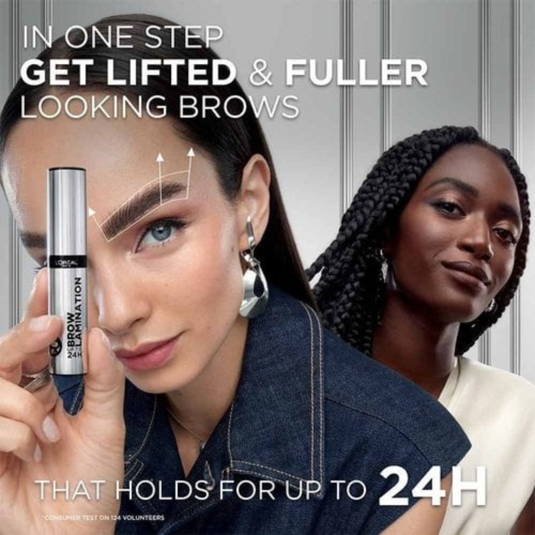 L'Oréal Paris Infallible 24H Brow Lamination 5ml | לוריאל פריז ג'ל למינציה לגבות, 5 מ"ל-GLAM42