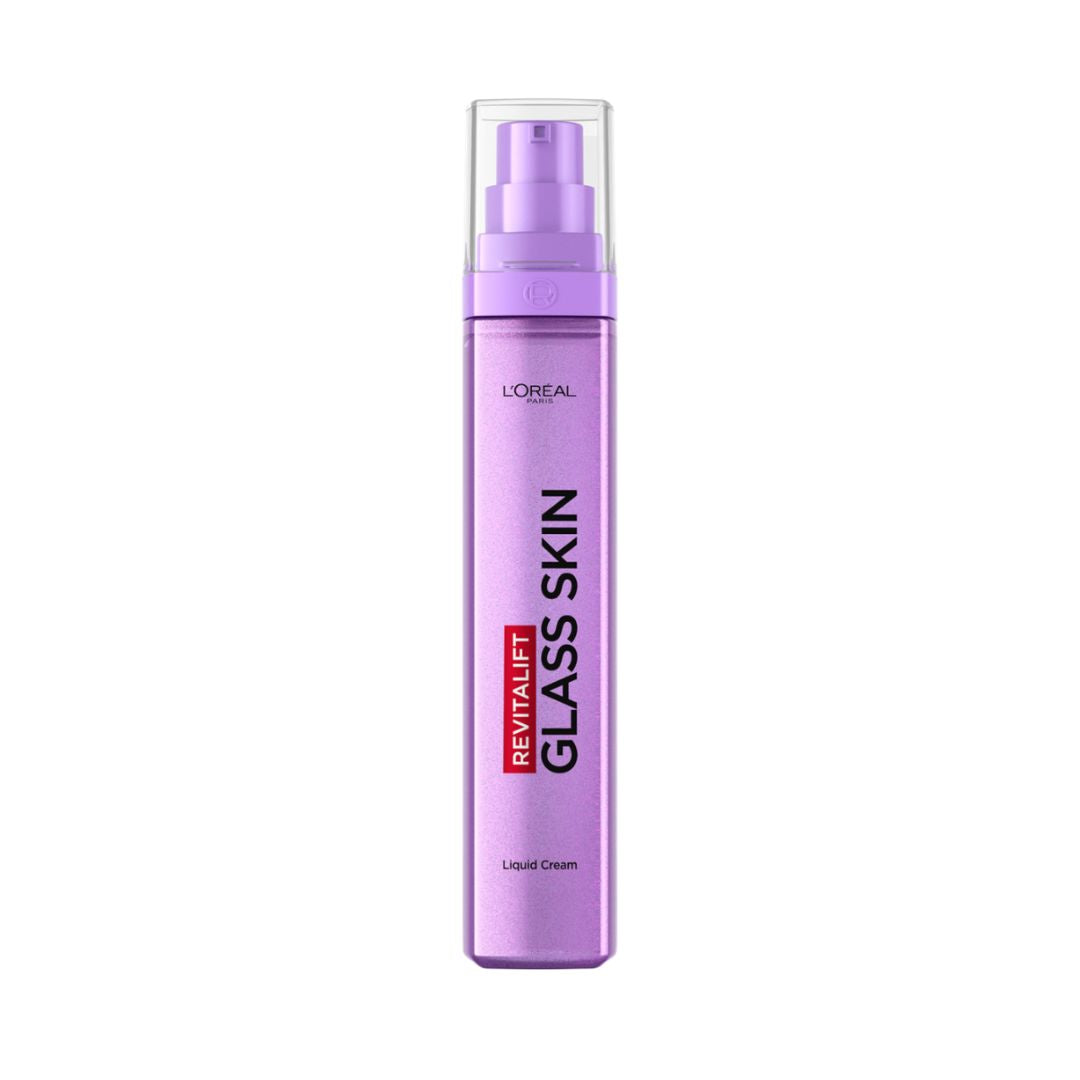 Revitalift Filler Glass Skin Liquid Cream לוריאל רויטליפט פילר קרם במרקם נוזלי