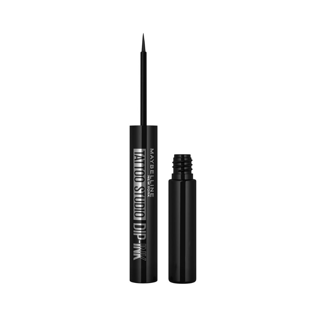 Maybelline Tattoo Studio Dip-Ink Liner מייבלין טאטו ליינר דיפ-אינק שחור-GLAM42