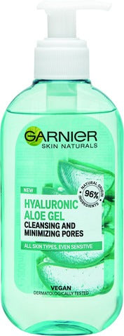 Garnier Hyaluronic Aloe Gel Skin Naturals גרנייה ג'ל ניקוי עם אלוורה וחומצה הילוארונית - GLAM42