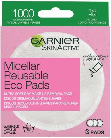 Garnier Micellar Microfiber Pads גרנייה פדים מיקרופייבר מיסלריים לשימוש רב פעמי