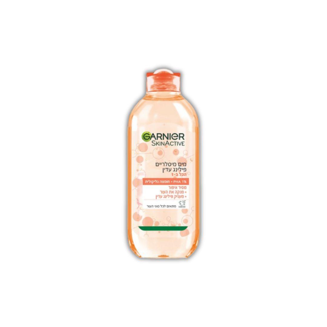 Garnier Micellar Water Delicat Peel גרנייה מים מיסלריים פילינג עדין - GLAM42