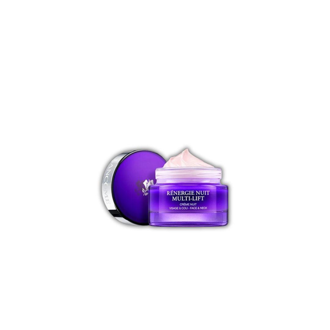 Lancome Renergie Lift Multi Action Night Cream 50ml לנקום קרם לילה המסייע למתיחה מיצוק ומניעת קמטים לפנים ולצוואר - GLAM42