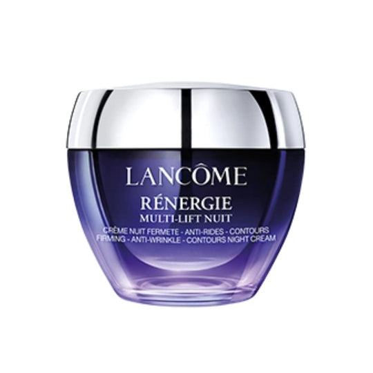 Lancome Renergie Lift Multi Action Night Cream 50ml לנקום קרם לילה המסייע למתיחה מיצוק ומניעת קמטים לפנים ולצוואר-GLAM42