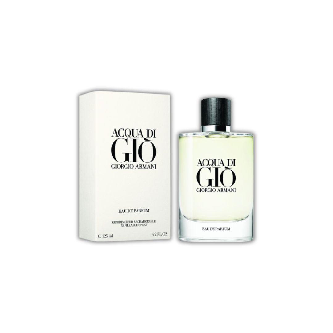 Giorgio Armani Acqua Di Gio Edp 125ml בושם ארמני לגבר באריזה הניתנת למילוי - GLAM42