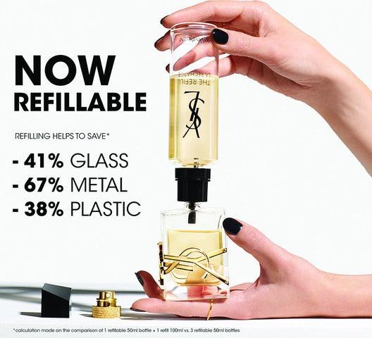 Ysl Libre Refill Bottle Edp 100ml מילוי לבושם איב סאן לורן ליברה לאישה-GLAM42