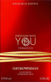 Emporio Armani Stronger With You Tobacco Edp 100ml בושם ארמני במהדורה מוגבלת לגבר - GLAM42