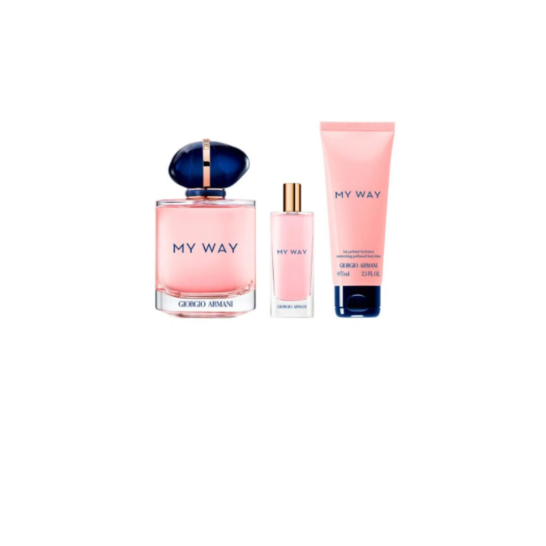 My Way EDP 90ml + 10ml + Body Lotion 50ml - מארז בושם לאישה