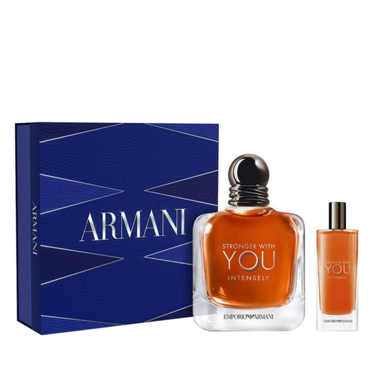 Stronger With You Intensely Parfum Set 100ml+15ml מארז ג'ורג'יו ארמני לגבר