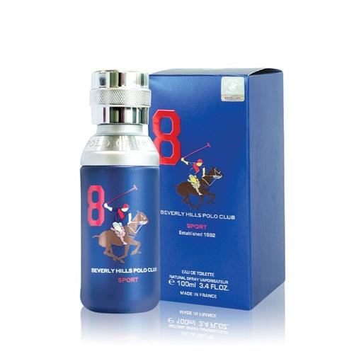 Beverly Hills Polo Club - No 8 EDT For Men 100ML-GLAM42