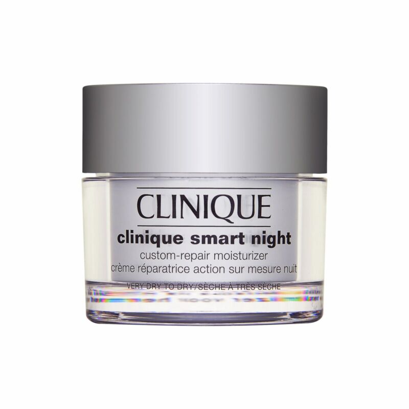 Clinique Smart Night Custom Repair Moisturizer 50ML  קליניק סמראט קרם לחות לילה לעור יבש עד יבש מאוד - GLAM42