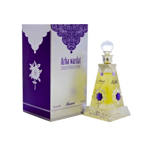 Rasasi - Arba Wardat Attar Concentrated Perfume Oil Unisex 30ML-GLAM42