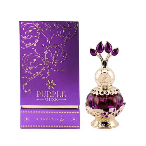 Khadlaj - Malika Purple Musk Perfume Oil For Women 20ML-GLAM42
