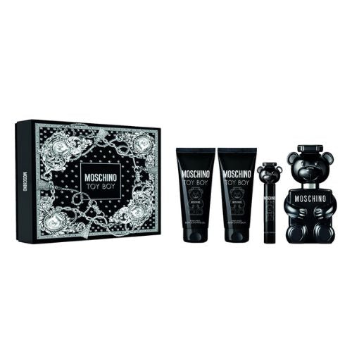 Moschino - Toy Boy 4PCS EDP For Men 100ML + BL 100ML + SG 100ML + Mini 10ML-GLAM42