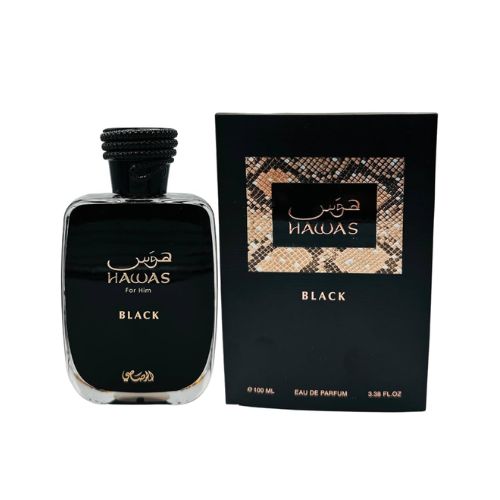 Rasasi - Hawas Black EDP For Men 100ML-GLAM42