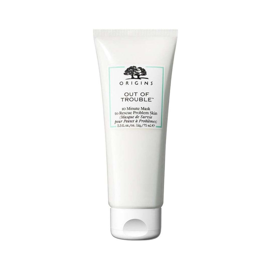 Origins Out Of Trouble 10 Minute Mask To Rescue Problem Skin מסיכת 10 דקות להצלת עור בעייתי