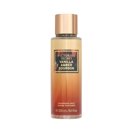 Victoria Secret Vanilla Amber Bourbon Fragrance Mist 250ML ויקטוריה סיקרט ונילה אמבר בורבון פרגרנס מיסט