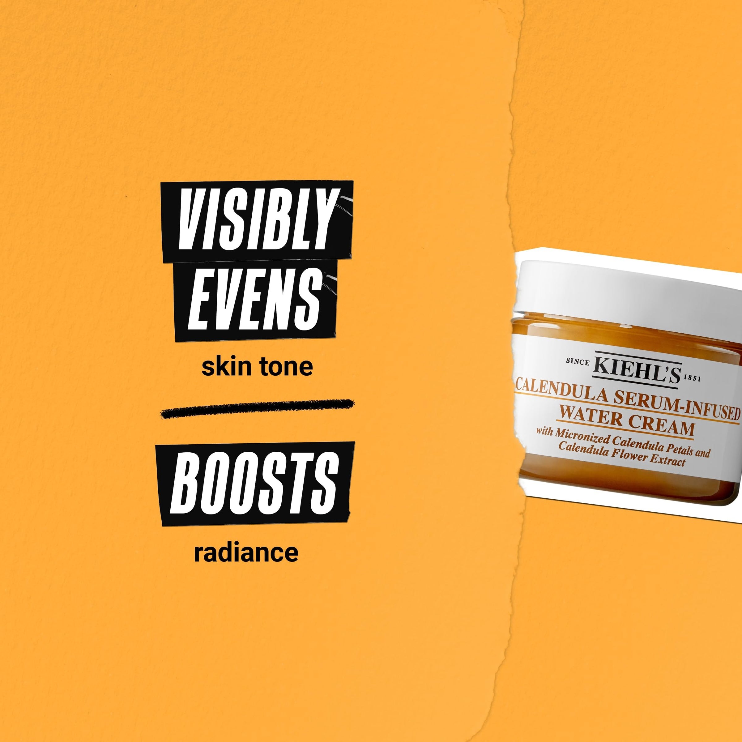 Kiehl's Calendula Serum-Infused Water Cream  קילס קרם פנים עם קלנדולה