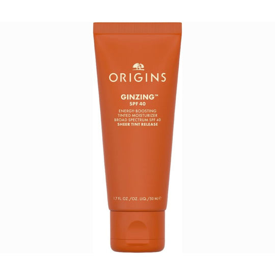 Origins GinZing Tinted Moisturizing Face Cream SPF40 אוריג'נס קרם לחות עם גוון בעל מקדם הגנה