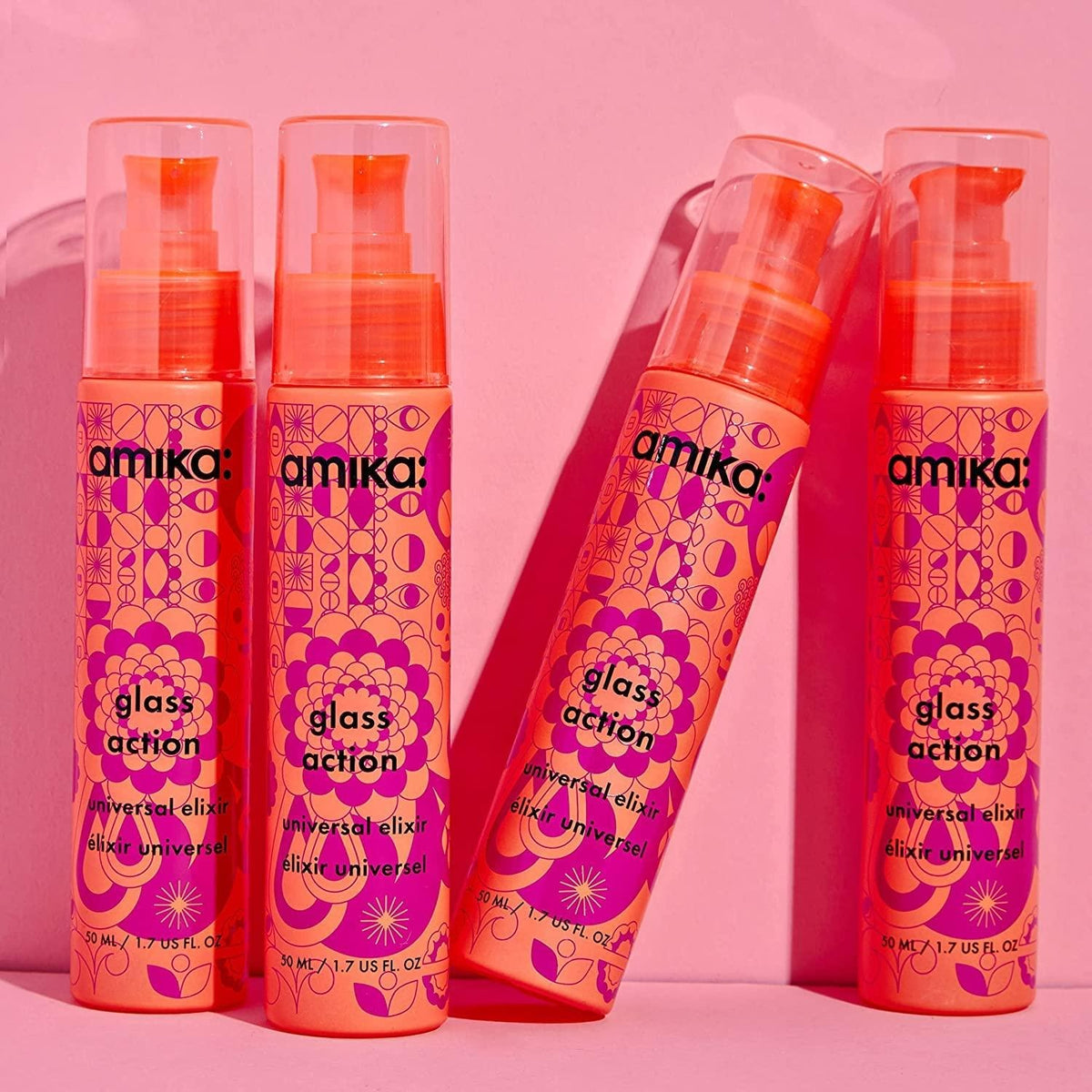 Amika Glass Action Oil 50ml  אמיקה שמן לשיער לשיקום והזנה בכמה טיפות
