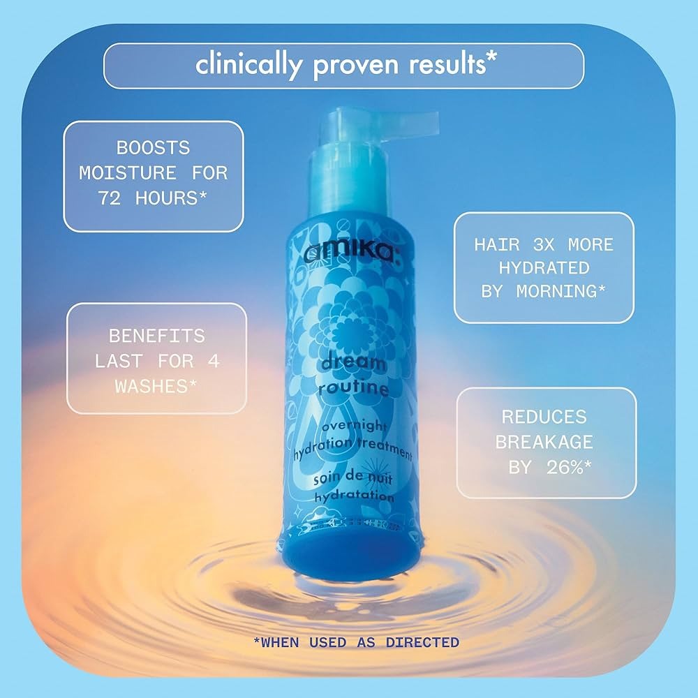 Amika Dream Routine Overnight Hydration Treatment 100ml אמיקה  מסכת לילה טיפולית ללחות