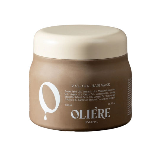 Oliere Paris Valour Hair Mask 500ML | אולייר מסכת שיער לאחר החלקה 500 מ"ל-GLAM42
