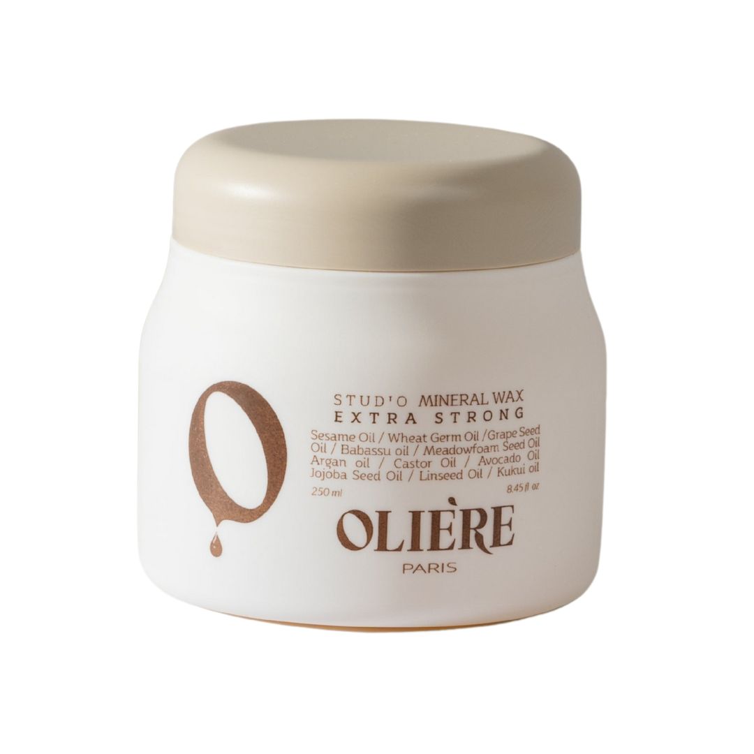 Oliere Paris Studio Mineral Wax Extra Strong 250ML | אולייר וקס מינרלי שקוף לשיער 250 מ"ל-GLAM42