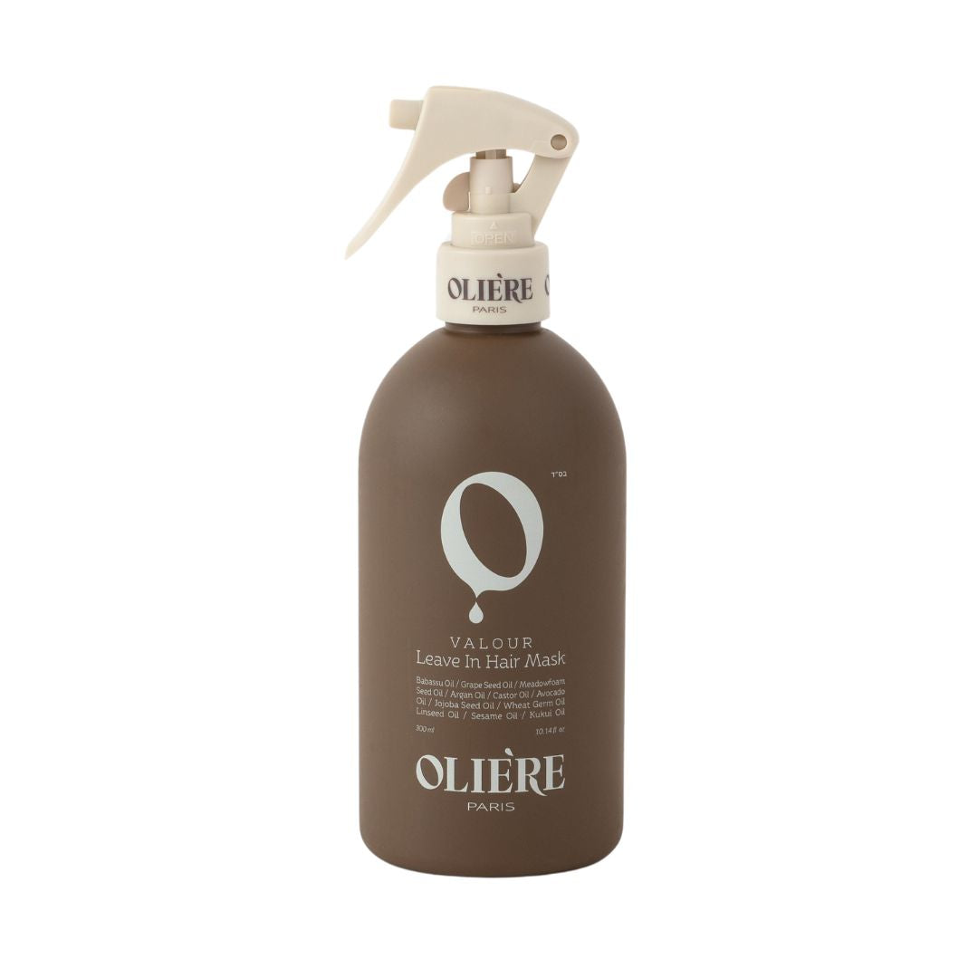 Oliere Paris Valour Leave In Hair Mask 300ML | אולייר פריז מסכה ללא שטיפה לשיער שעבר החלקה 300 מ"ל-GLAM42