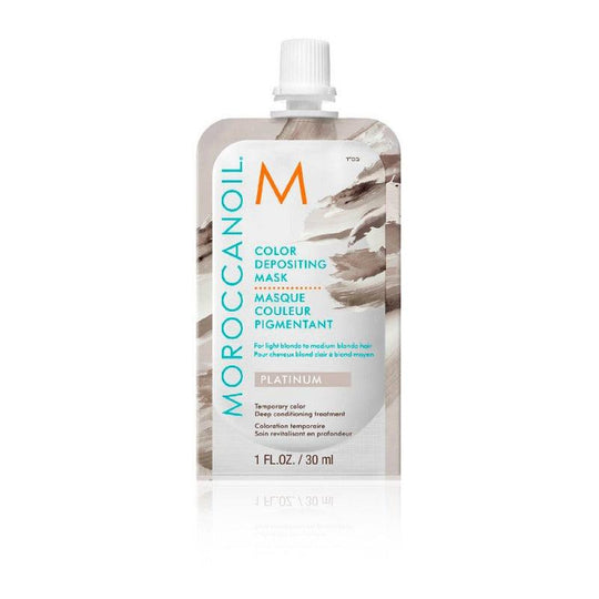 Moroccanoil Platinum Color Depositing Mask מסכת צבע זמני פלטיניום-GLAM42