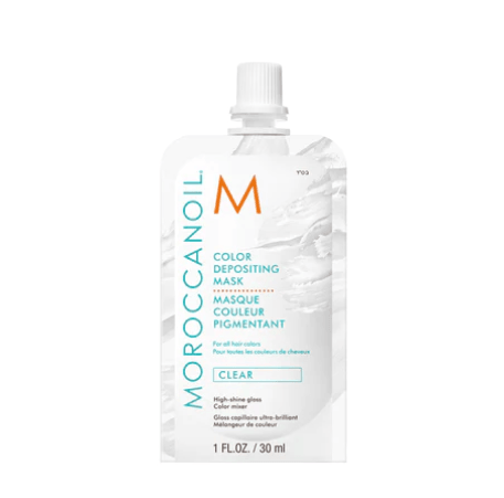 Moroccanoil Color Depositing Mask Clear 30ml מרוקן אויל מסכת צבע זמני שקוף | מוצר מתנה-GLAM42