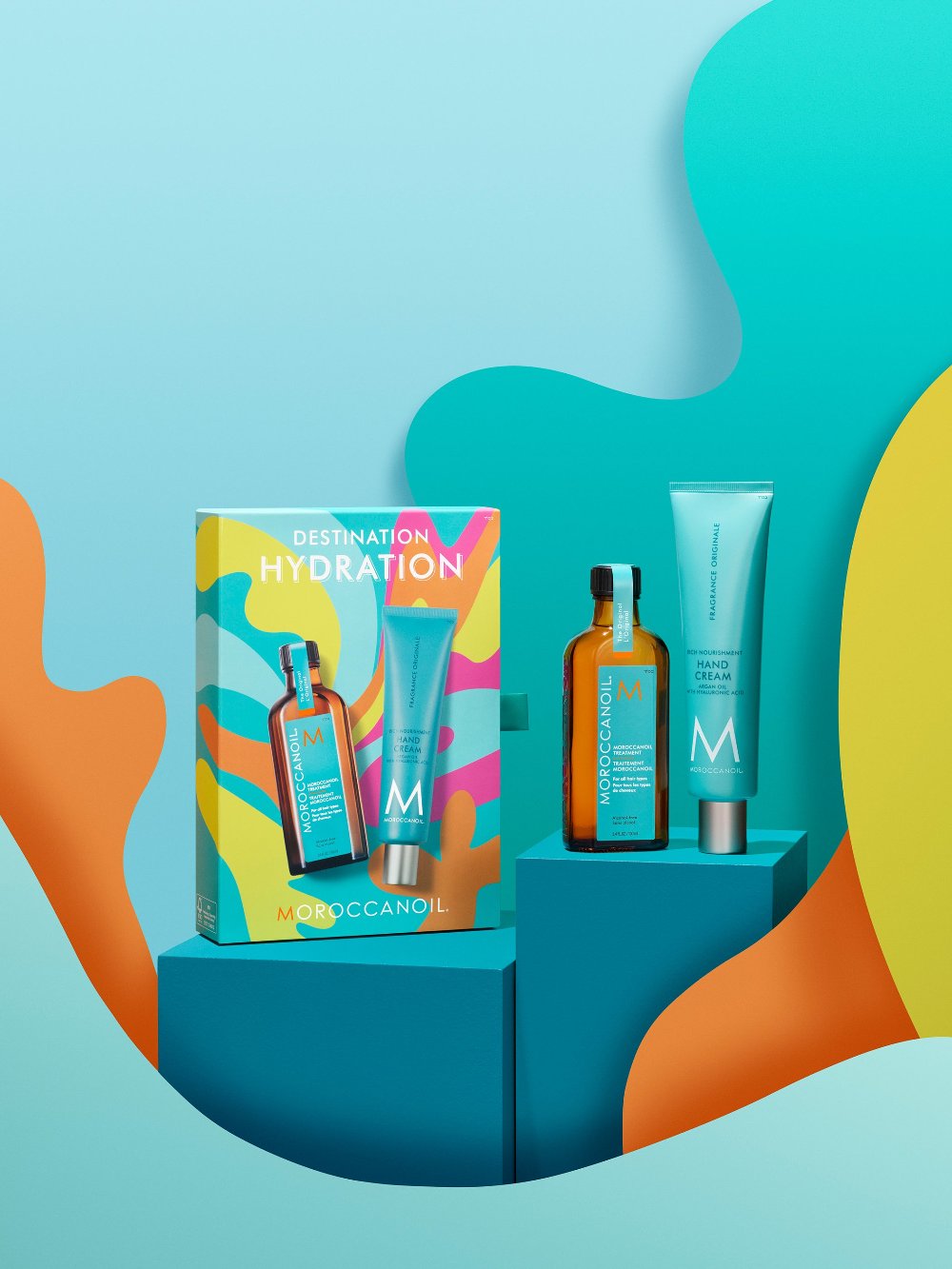 Moroccanoil Dream Duo Summer Promo 2024 Set מארז שמן טיפולי וקרם ידיים בנינוח אורגינל במחיר מיוחד - GLAM42