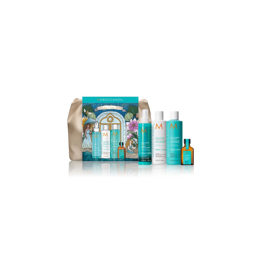 Moroccanoil Holiday kit Frizz מרוקן אויל מארז חג יוקרתי לנטרול קירזול - GLAM42