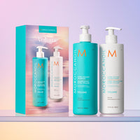 Moroccanoil Shampoo And Conditioner 500ml Volume מרוקן אויל מארז שמפו ומרכך להענקת נפח