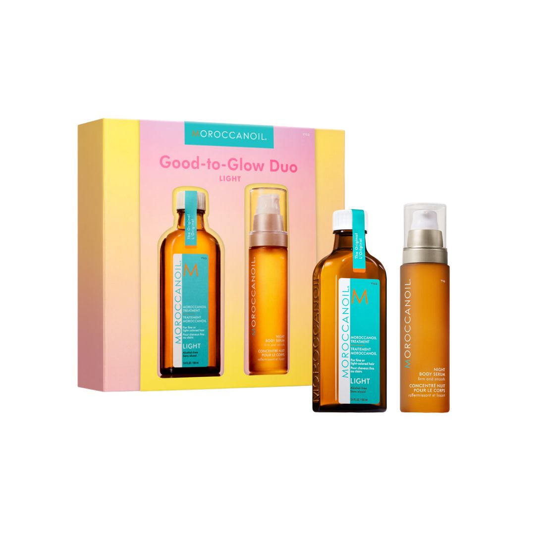 Moroccanoil Good To Glow Duo Summer Light 2025 150ML | מורוקנואיל צמד מושלם לזוהר וברק - לייט 150 מ"ל