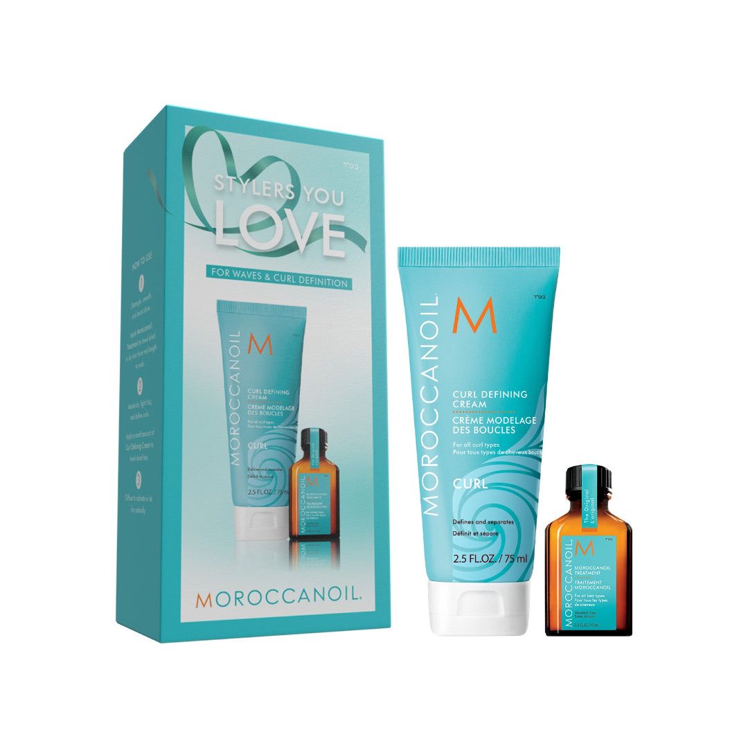 Moroccanoil Stylers You Love For Waves & Curl Definition  מרוקן אויל מארז עיצוב מושלם לתלתלים מוגדרים