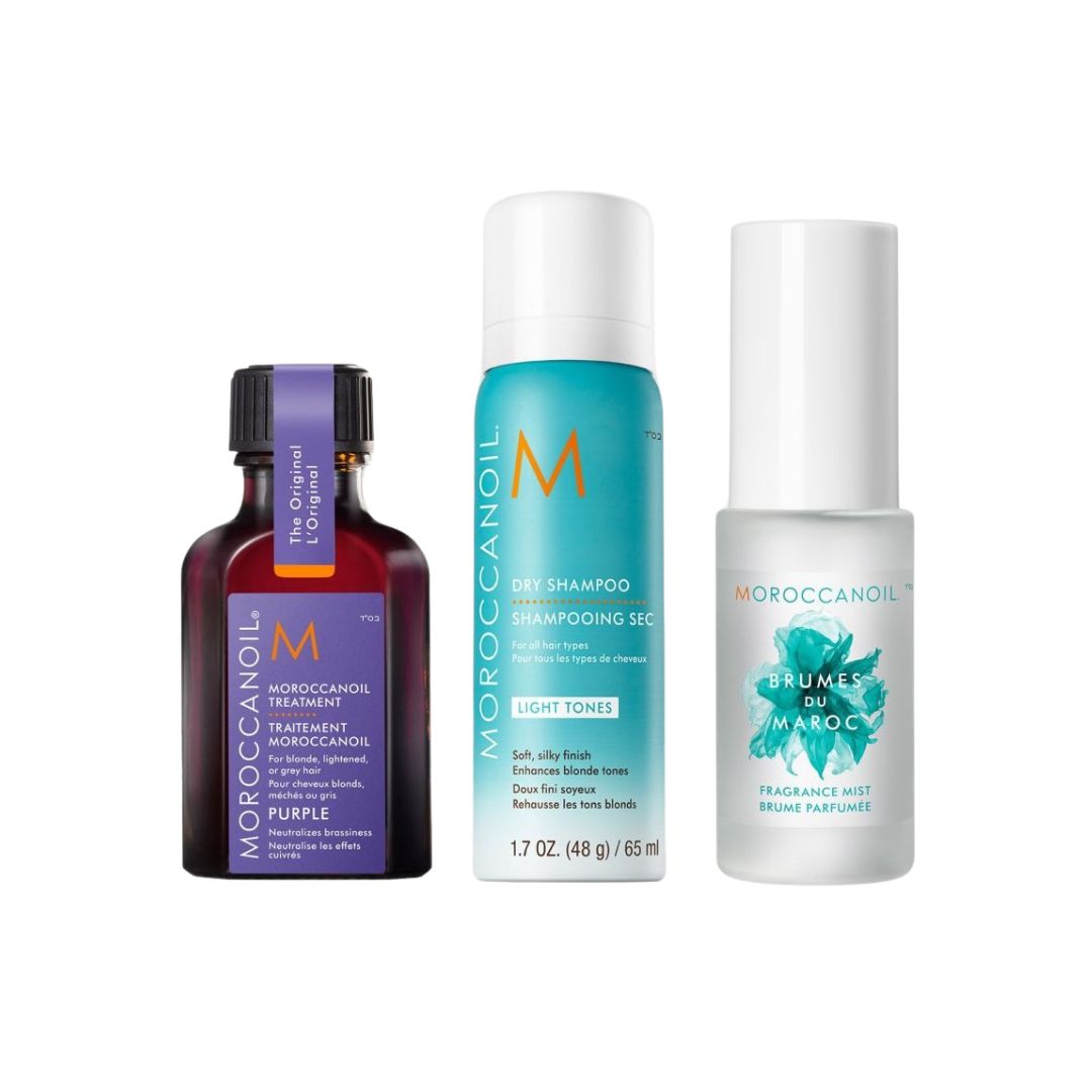 Moroccanoil Refresh Nourish and Go Light Hair 120ml | מורוקנויול ערכת ריענון והזנה לשיער בהיר, 120 מ"ל