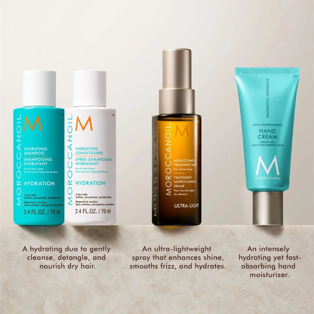 Moroccanoil travel Kit Hydration מרוקן אויל מארז נסיעות להענקת לחות