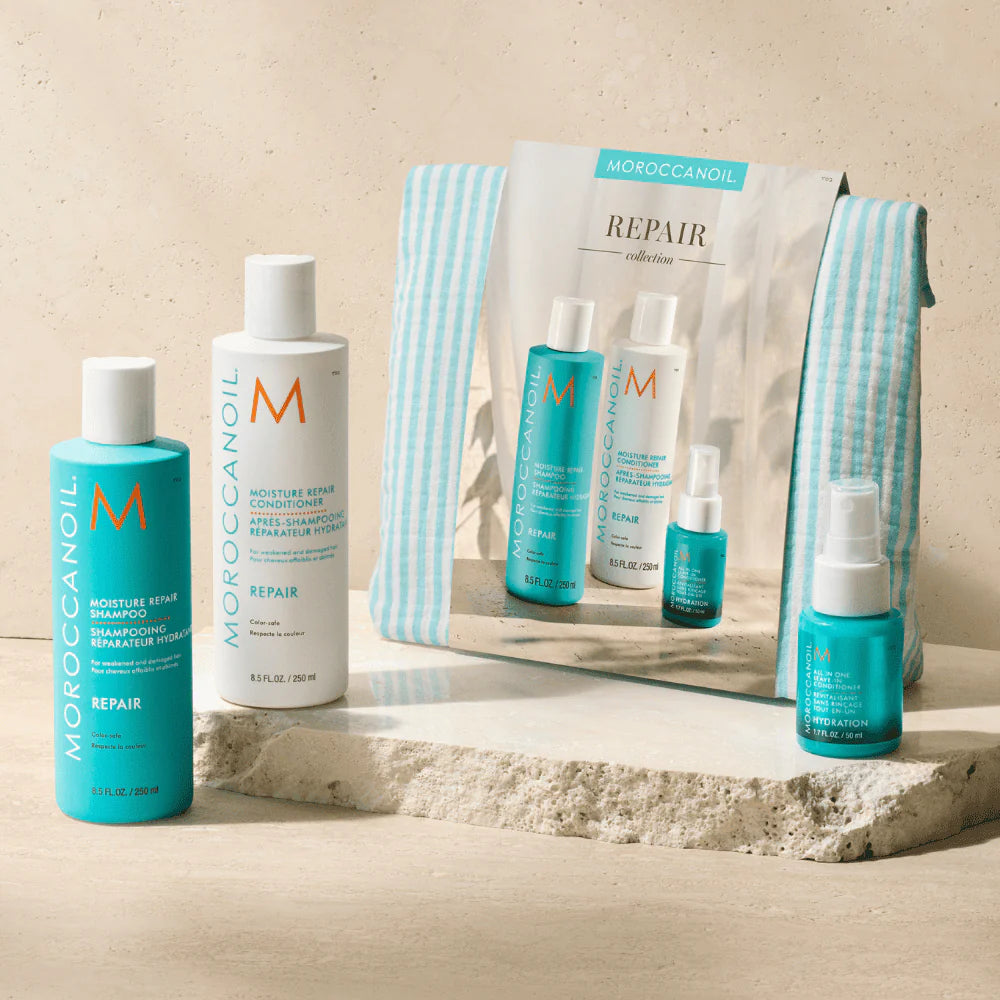 Moroccanoil The Essence of Spring - Repair מרוקן אויל מארז לטיפוח השיער מסדרת השיקום