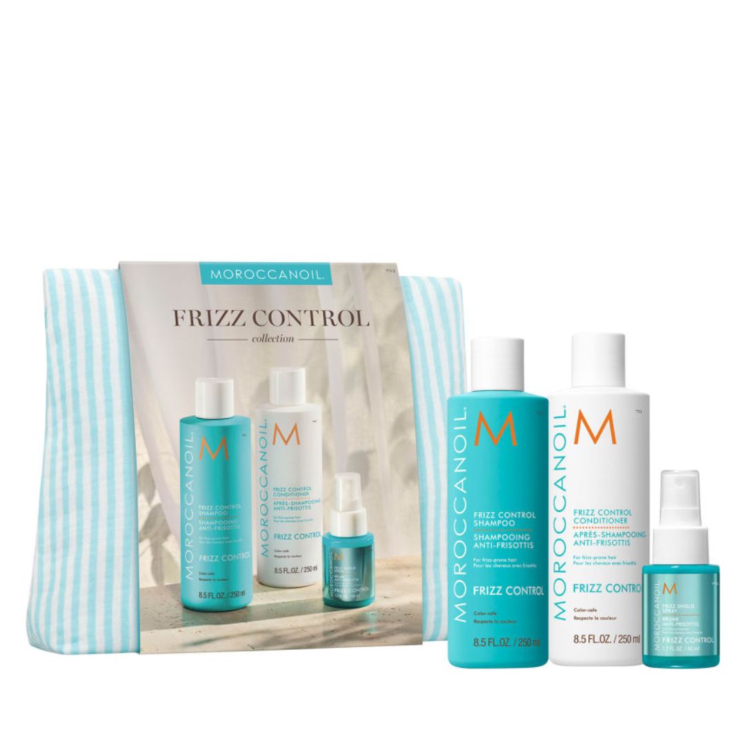 Moroccanoil The Essence of Spring - Frizz Control מרוקן אויל מארז לטיפוח השיער מסדרת ניטרול קירזול
