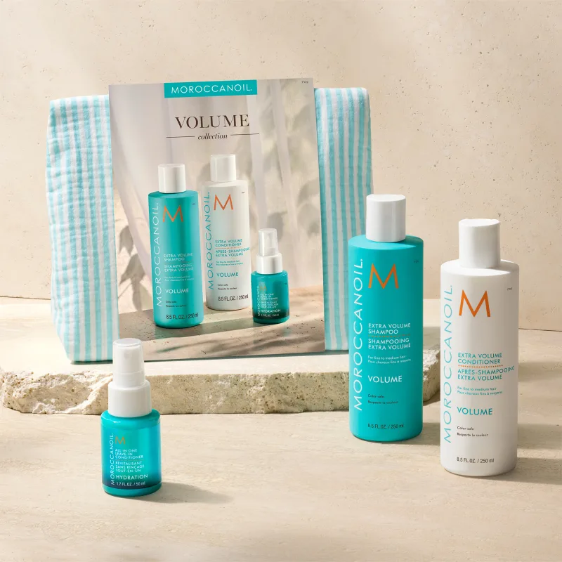 Moroccanoil The Essence of Spring - Volume מרוקן אויל מארז לטיפוח השיער מסדרת הנפח