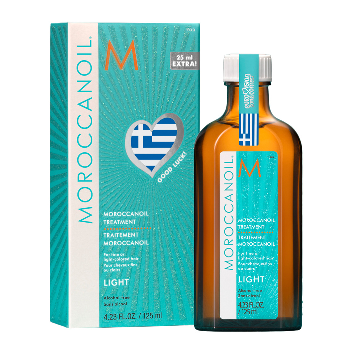 Moroccanoil Treatment Original Eurovision Song Contest Light שמן טיפולי המקורי לשיער דק