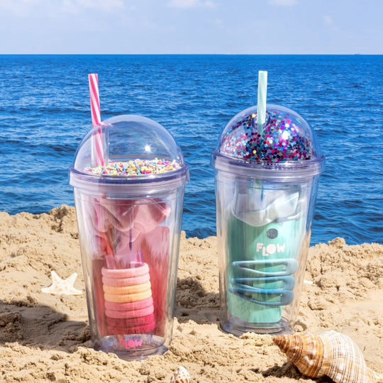 Flow Drink Up Beauty Set כוס ביוטי פינוקים